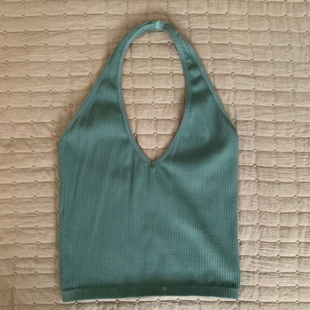 UO Teal Halter Top